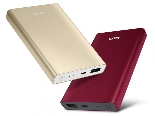 アルミ合金採用の2.4A出力対応モバイルバッテリ「ASUS ZenPower Slim 6000」