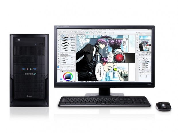 SENSE∞、「CLIP STUDIO PAINT」推奨のミニタワーPC計8モデル一挙投入