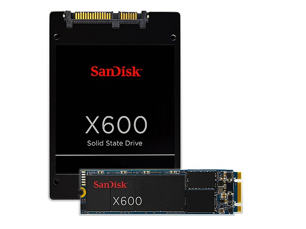 64層3D NAND採用の最新SATA3.0 SSD、SanDisk「X600」の国内発売が正式発表