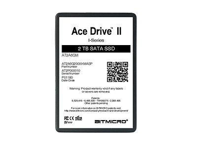 -40～85℃のワイドレンジに対応する高耐久SATA3.0 SSD、BiTMICRO「Ace Drive II」