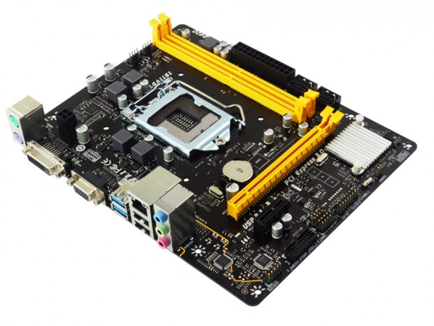 BIOSTAR、215×170mmの小型MicroATXマザーボード「H110MDE」