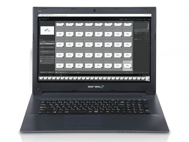 SENSE∞、Adobe「Lightroom」動作確認済みRAW現像向け17.3型フルHD液晶ノート