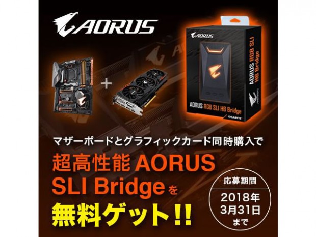 GIGABYTE、マザーボードとグラフィックスカード同時購入キャンペーン開始