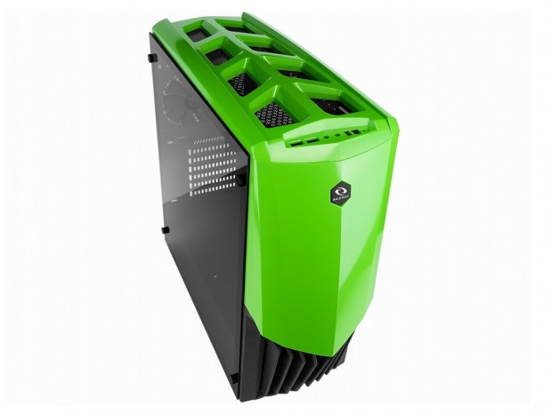 スポーツカーイメージの高エアフローミドルタワー、RAIDMAX「GAMA」