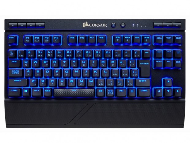 Cherry MX Red採用のメカニカルキーボード、CORSAIR「K63 Wireless」17日発売