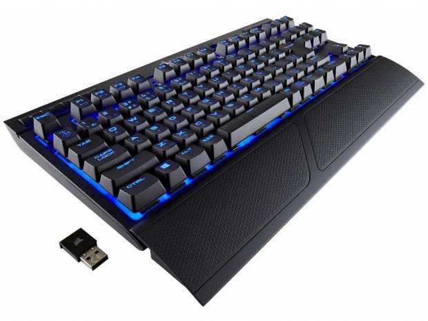 Cherry MX Red採用のメカニカルキーボード、CORSAIR「K63 Wireless」17日発売