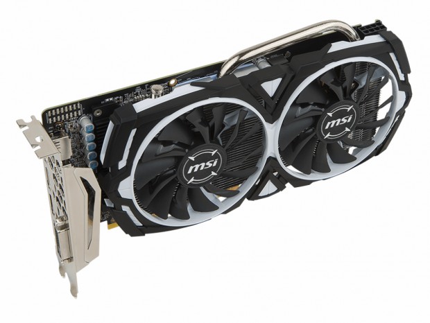 セミファンレスクーラー搭載RX 570 OCモデル、MSI「Radeon RX 570 ARMOR 8G OC」