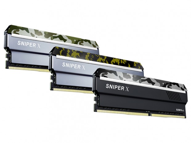 マスタードシード、迷彩柄ヒートスプレッダ採用G.SKILL「Sniper X」の取り扱い開始