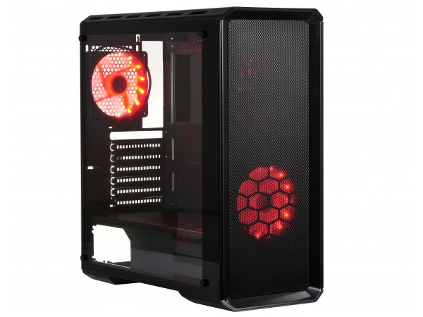 フロントメッシュと強化ガラス採用のミドルタワーPCケース、X2「PENTA」