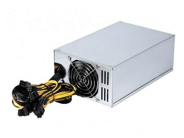 PCIe 6pin×10のマイニング向け2,000W電源、Spire「SP-ATX-2000W-BTC