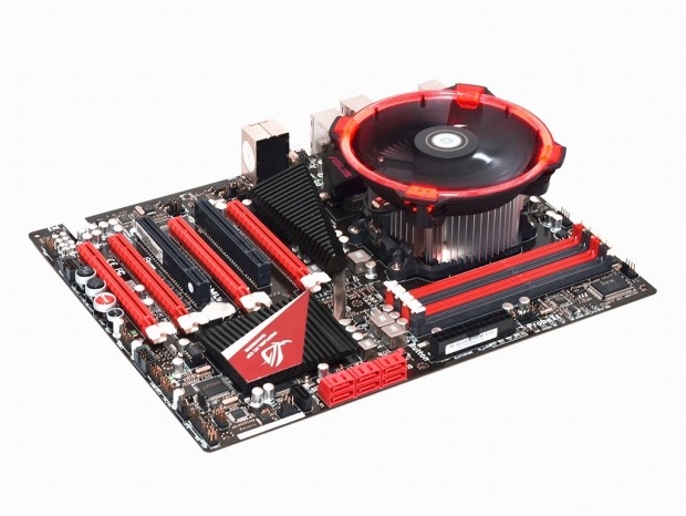 ID-COOLING、ロープロ仕様のRyzen対応トップフロークーラー「DK-03 Halo AMD Red」