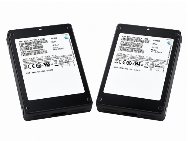 Samsung、30.72TBの大容量2.5インチSAS SSD「PM1643」量産開始