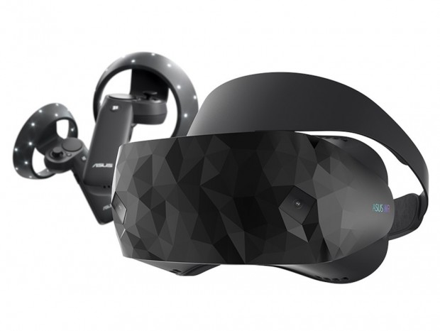 軽量デザインのWindows Mixed Reality対応HMD、ASUS「HC102」