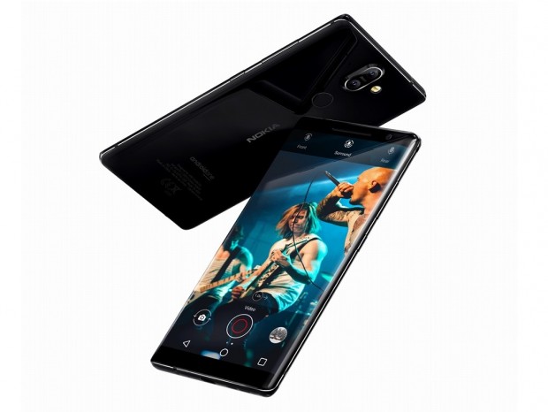 曲面2K液晶を採用するAndroid Oneスマホ「Nokia 8 Sirocco」