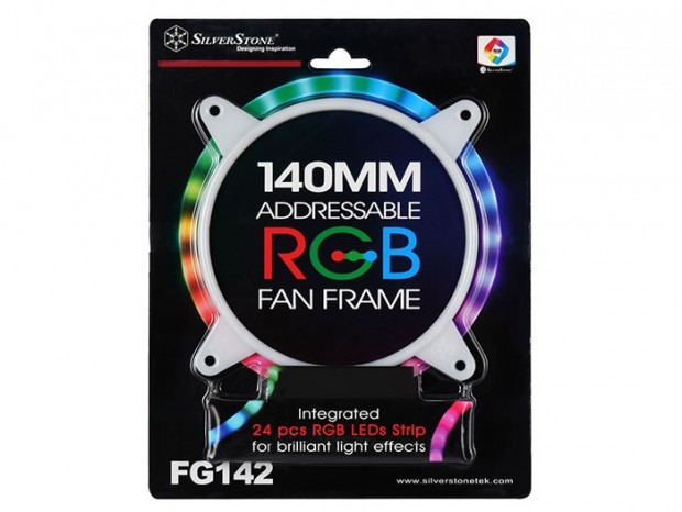 SilverStoneのアドレス指定ができるRGB LEDファングリルは14日発売