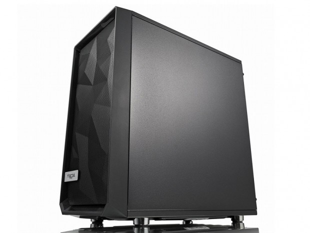 角型メッシュと強化ガラス採用ミニタワー、Fractal Design「Meshify C Mini-Dark TG」