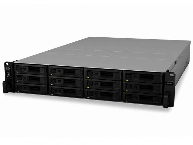 シーケンシャル最高3.9GB/sの2UラックマウントNAS、Synology「RackStation RS3618xs」