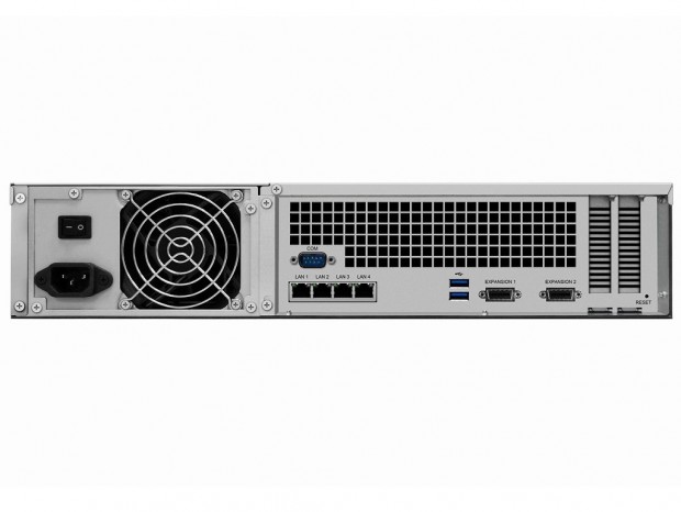 シーケンシャル最高3.9GB/sの2UラックマウントNAS、Synology「RackStation RS3618xs」
