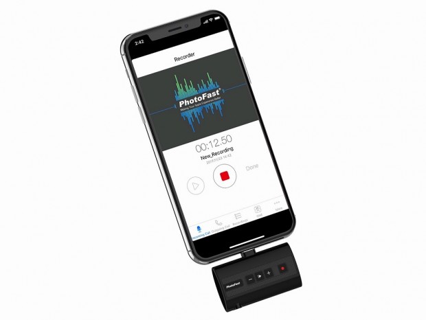 通話も録音できる、iPhone X対応の外部ストレージ「Call Recorder X」がPhotoFastから