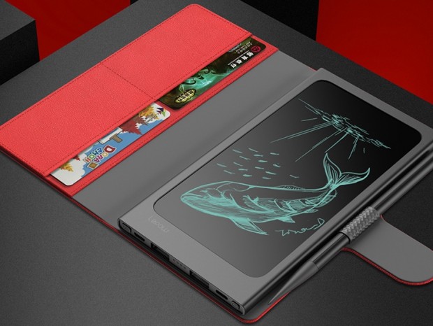 ありそうでなかった 書いて消せる電子メモパッド付きモバイルバッテリー Memo 記 エルミタージュ秋葉原