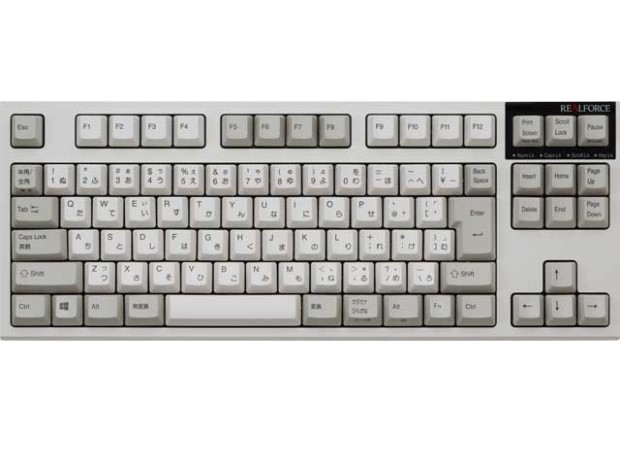 東プレ 第2世代 Realforce シリーズにテンキーレスモデル8機種追加 エルミタージュ秋葉原