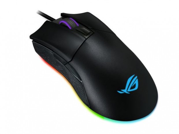 12,000dpi光学センサー搭載のRGB LEDゲーミングマウス、ASUS「ROG Gladius II Origin」