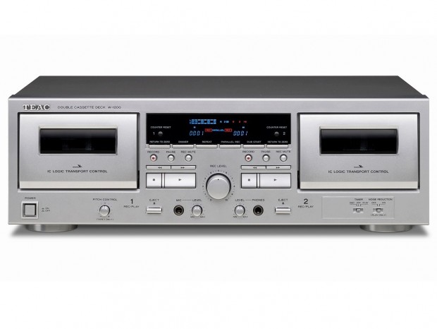 デジタル録音も可能なダブルカセットデッキ、ティアック「W-1200」3月下旬発売