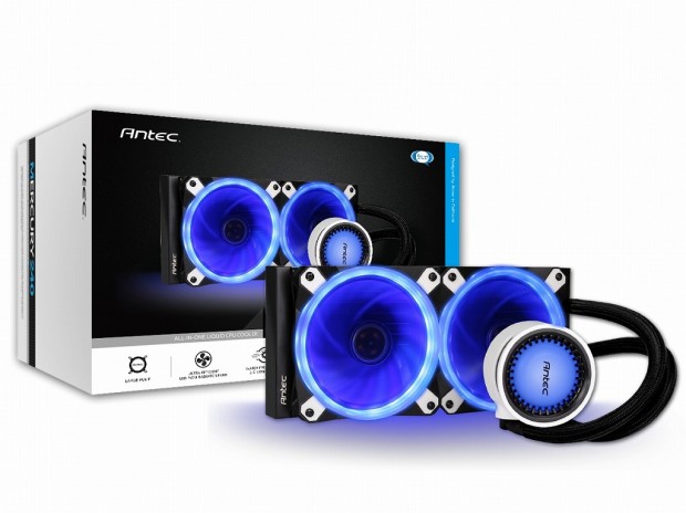 より扱いやすくなった、アクティブLED搭載オールインワン水冷、Antec「Mercury v2」