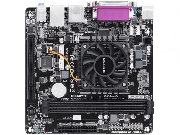 TDP 15Wの省電力APU E2-3000搭載のMini-ITXマザーボード、GIGABYTE「GA-E3000N」