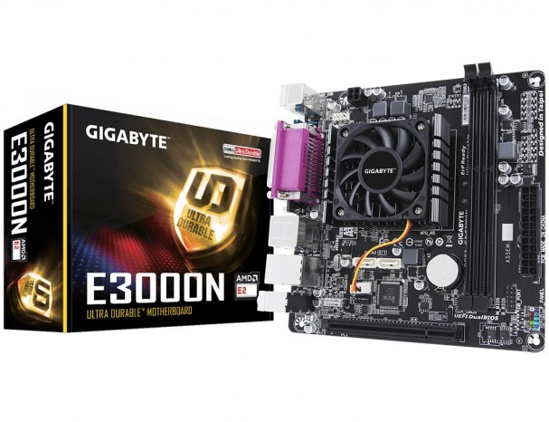 TDP 15Wの省電力APU E2-3000搭載のMini-ITXマザーボード、GIGABYTE「GA-E3000N」