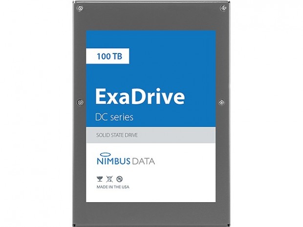 最大容量100TBのDC向けSATA3.0 SSD、Nimbus「ExaDrive DC100」シリーズ