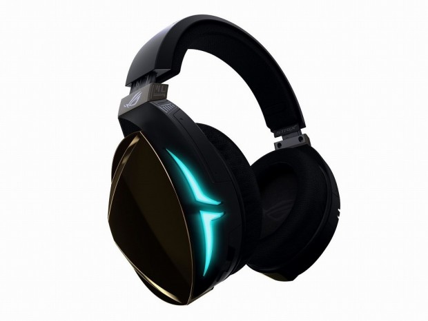 チーム同士でイルミネーションを同期できるヘッドセット、ASUS「ROG Strix Fusion 500」