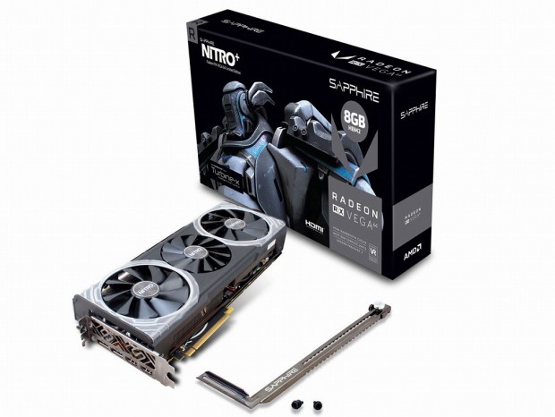 セミファンレス3連ファンクーラー搭載のRX Vega 64、SAPPHIREから