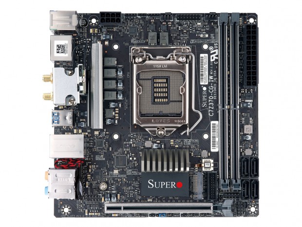 SuperO、サーバーグレードのMini-ITXマザーボード「C7Z370-CG-IW」を国内発売