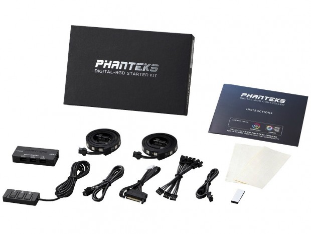 アドレッサブルRGB LED機能を追加できるスターターキットがPhanteksから