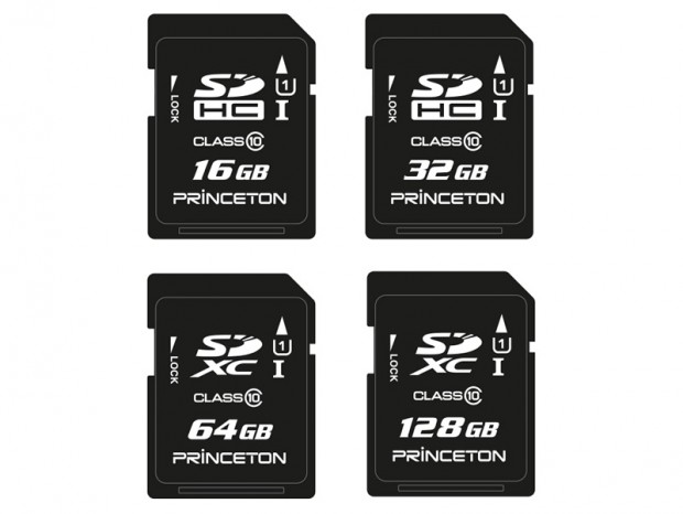 UHSスピードクラス1対応のSD/microSDカード、プリンストン「PSDU/PMSDU」シリーズ