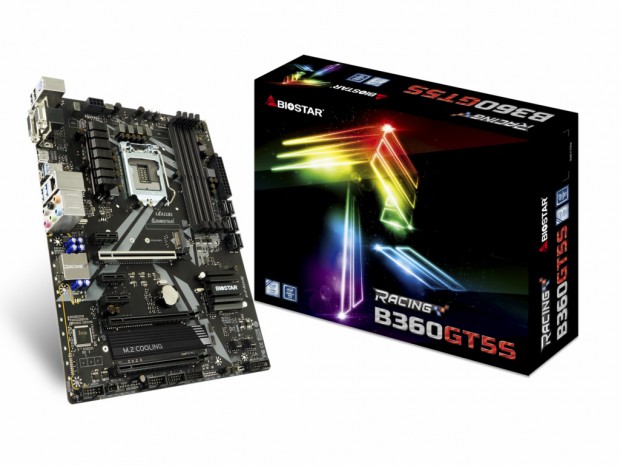 BIOSTAR、Intel B360チップ採用のゲーミングマザーボード「B360GT5S」など2種