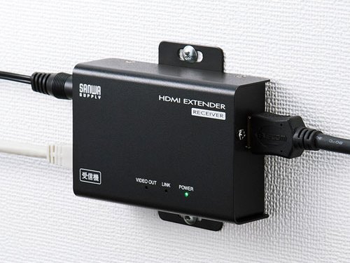 HDMI信号を70m延長できるHDMIエクステンダー、サンワサプライ「VGA-EXHDLT」