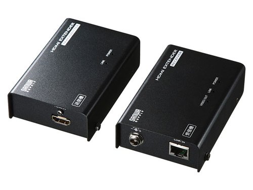 HDMI信号を70m延長できるHDMIエクステンダー、サンワサプライ「VGA-EXHDLT」