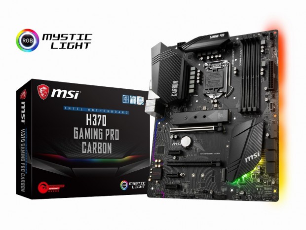 MSI、「H370 GAMING PRO CARBON」などH370/B360H310搭載マザーボード全11モデルを発売