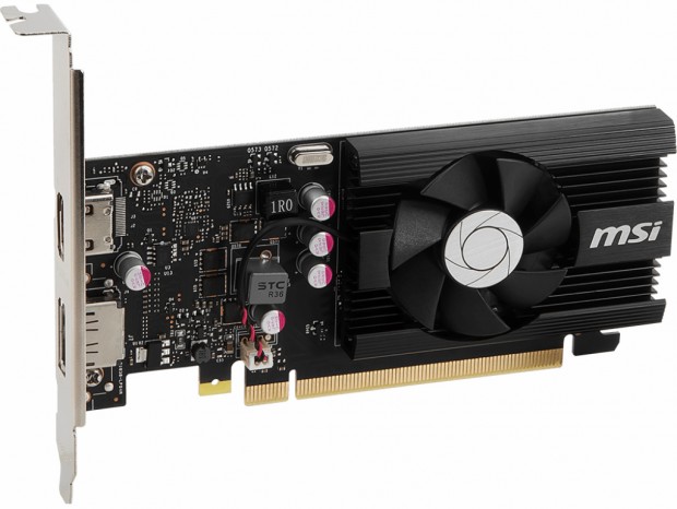 MSI、ビデオメモリにDDR4を採用するロープロVGA「GeForce GT 1030 2GD4 LP OC」