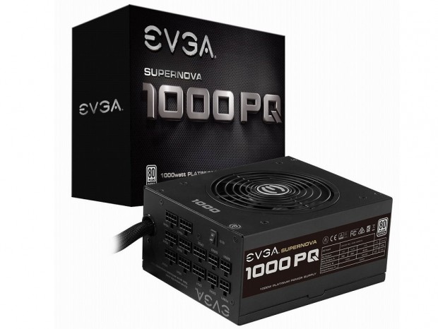 セミファンレス対応のPLATINUM認証電源、EVGA「PQ」シリーズ