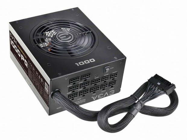 セミファンレス対応のPLATINUM認証電源、EVGA「PQ」シリーズ