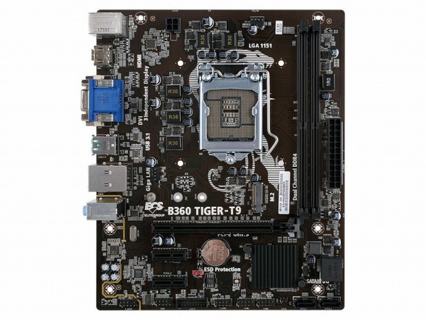 ECS、高信頼性設計＆デジアナ分離オーディオ搭載のMicroATXマザー「B360 TIGER T9」
