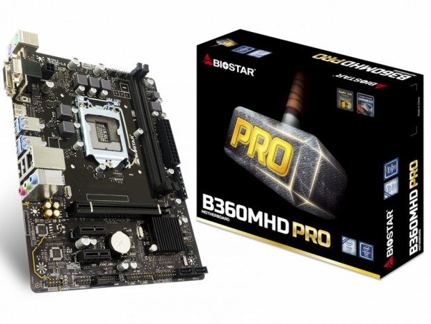 幅177mmのコンパクトなIntel B360/H310採用MicroATXマザーがBIOSTARから