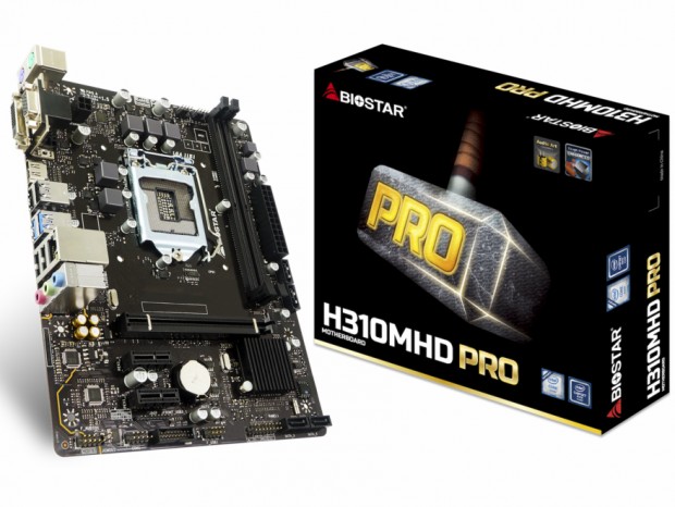 BIOSTAR、売価7,000円台のMicroATXマザーボード「H310MHD PRO」など2種