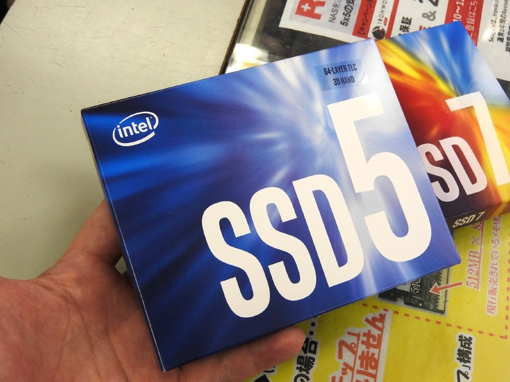 Intelの人気SSD「SSD 545s」「SSD 760p」シリーズから大容量1TBモデルが発売 - エルミタージュ秋葉原