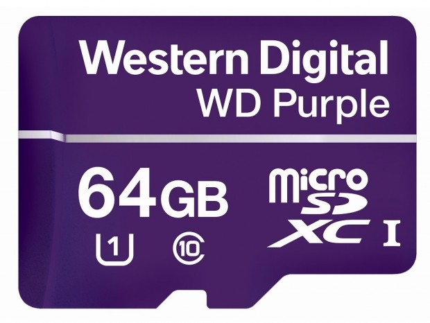 書込耐性64TBWのビデオ録画向けmicroSD、Western Digital「WD Purple MicroSD」