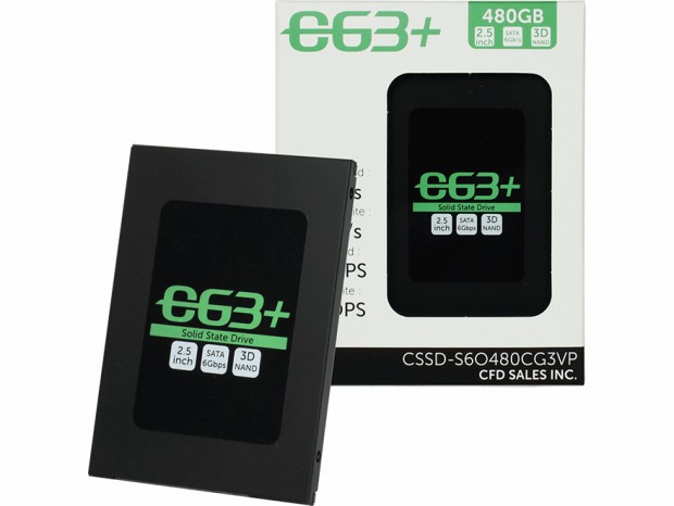 CFD、Phison「S10」搭載の高性能SATA3.0 SSD「S6OCG3VP」シリーズ