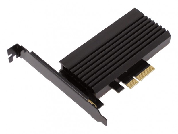 M.2 SSDスロットを搭載したヒートシンク付きPCIe拡張カード、アイネックス「AIF-08」